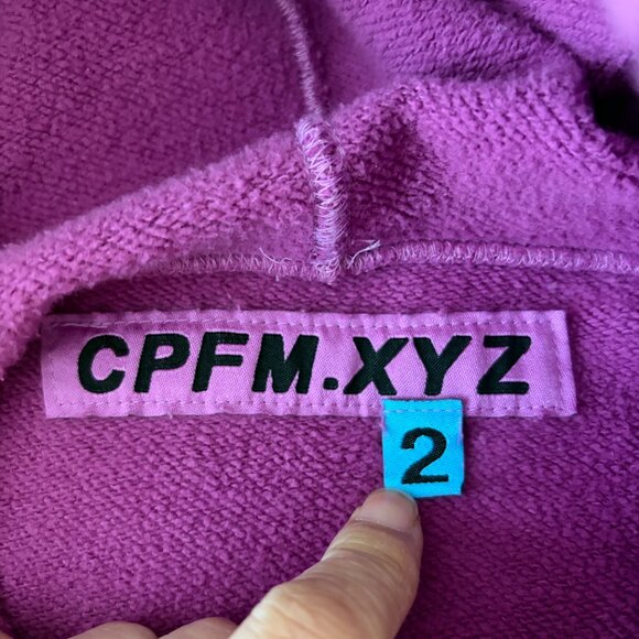 Cactus Plant Flea Market Sock Hoodie Mens M /Size 2 Pink Cotton Made in Japan - Picture 8 of 10